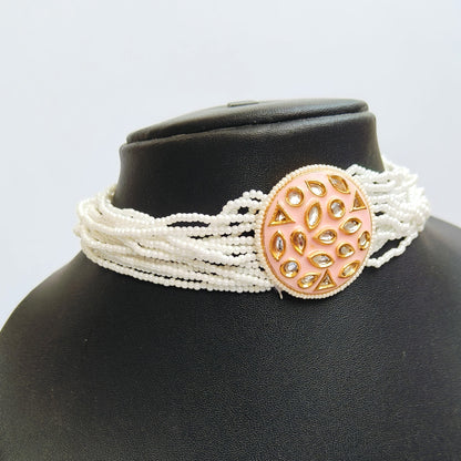 Light Pink Chocker with Stud