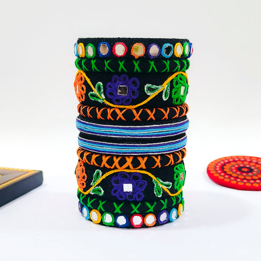 SUHANI BLACK COTTON THREAD BANGLES